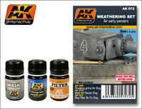AK 072 WEATHERING SET FOR EARLY PANZERS